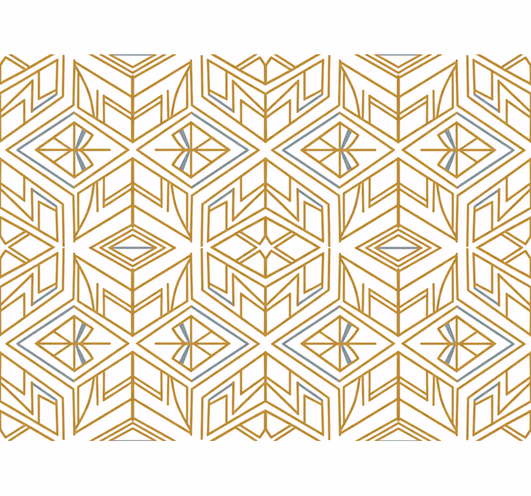 Shapes wallpaper modern gold geometric - TenStickers