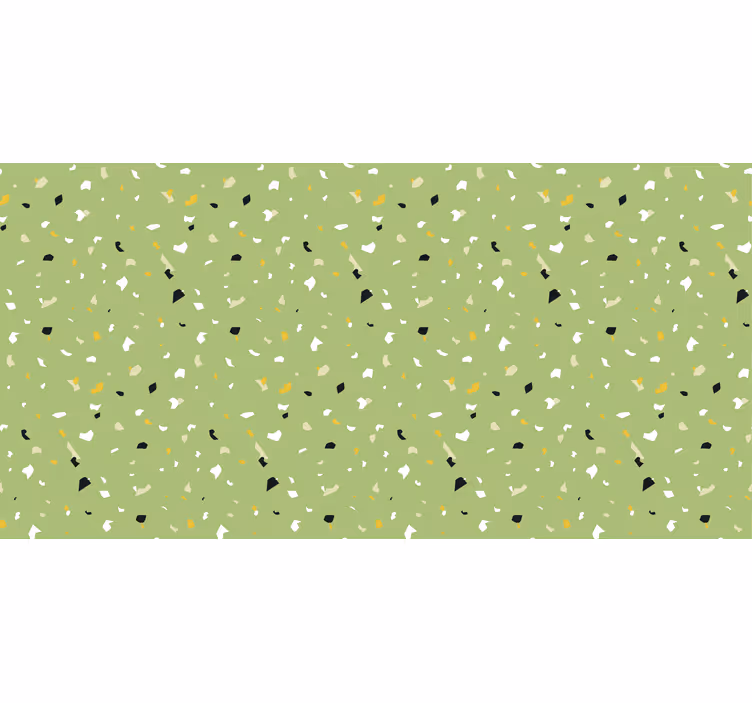 Green wallpaper in terrazzo green design - TenStickers