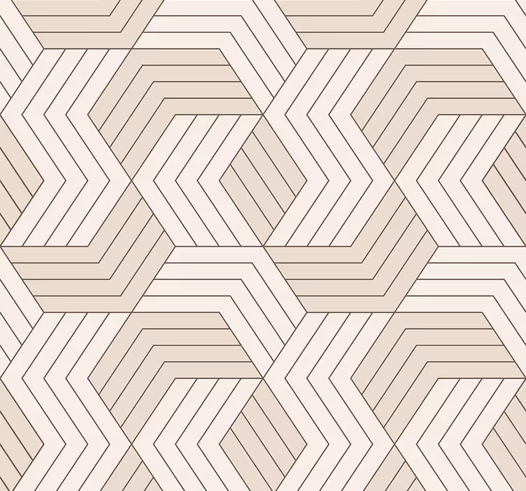 Geometric wallpaper geometric parquet design - TenStickers