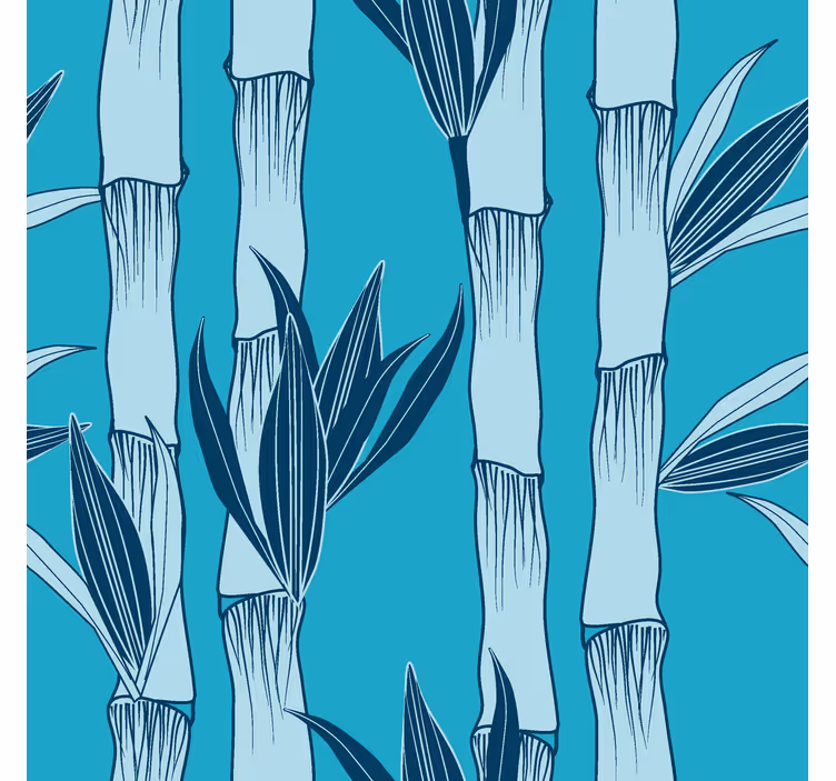 Botanical Stems leaf wallpaper - TenStickers