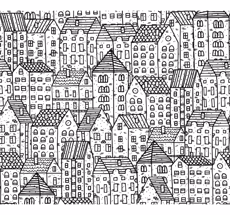 Textured Wallpaper Play Houses - TenStickers