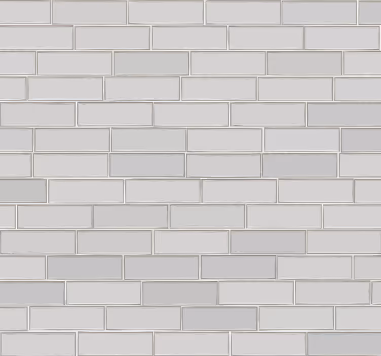 White bricks Textured Wallpaper - TenStickers