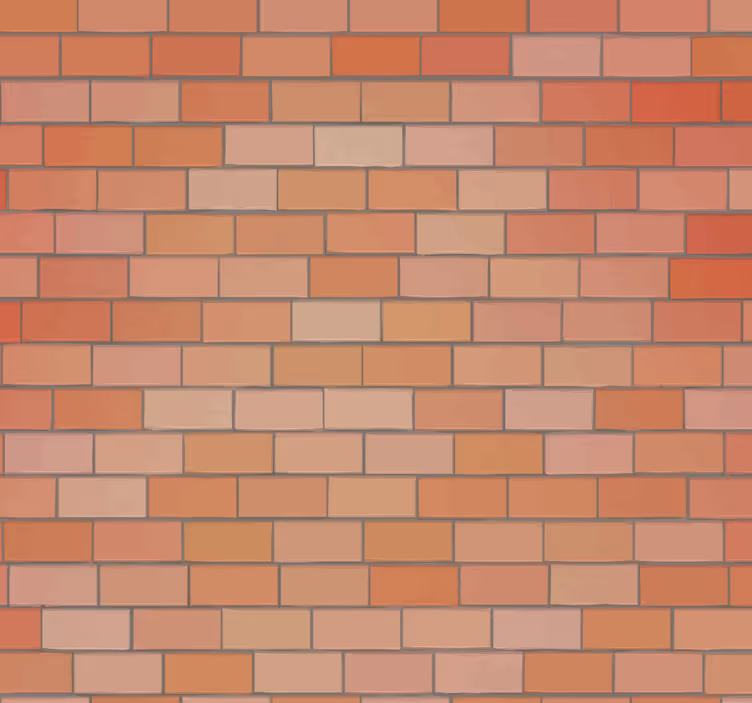 Brick wallpaper brick facade design - TenStickers