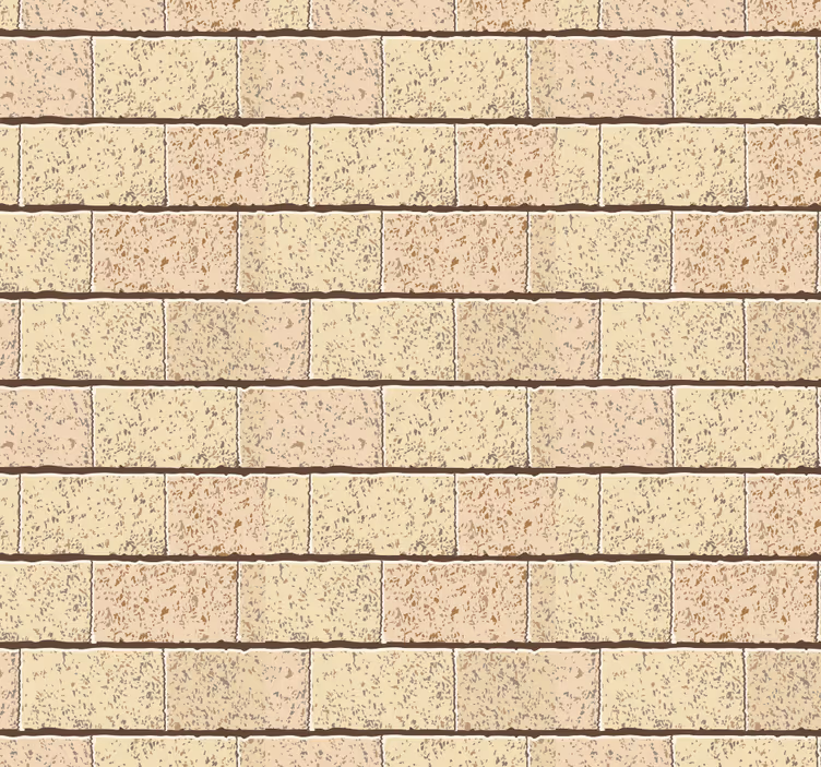 Brick wallpaper with simple brick pattern - TenStickers