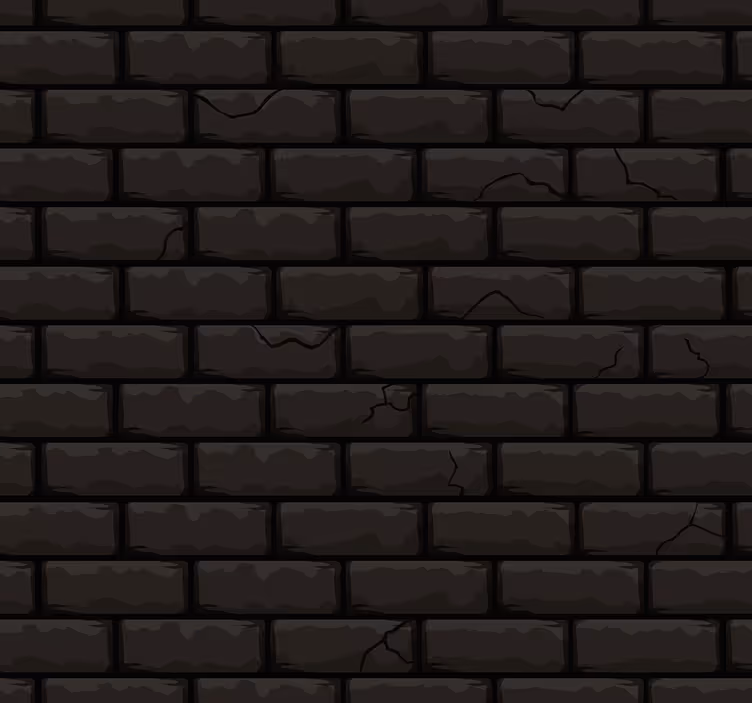 Darkness Brick Wallpapers - TenStickers