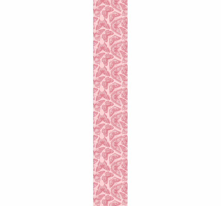 Butterfly wallpaper with intricate butterfly design - TenStickers
