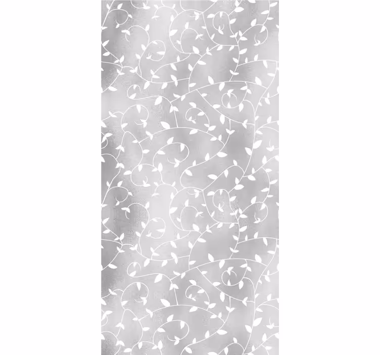 White Branches leaf wallpaper - TenStickers