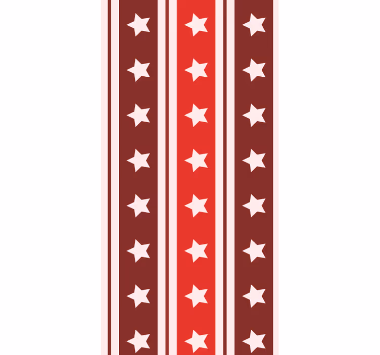 Striped Starry Pattern vertical stripe wallpaper - TenStickers