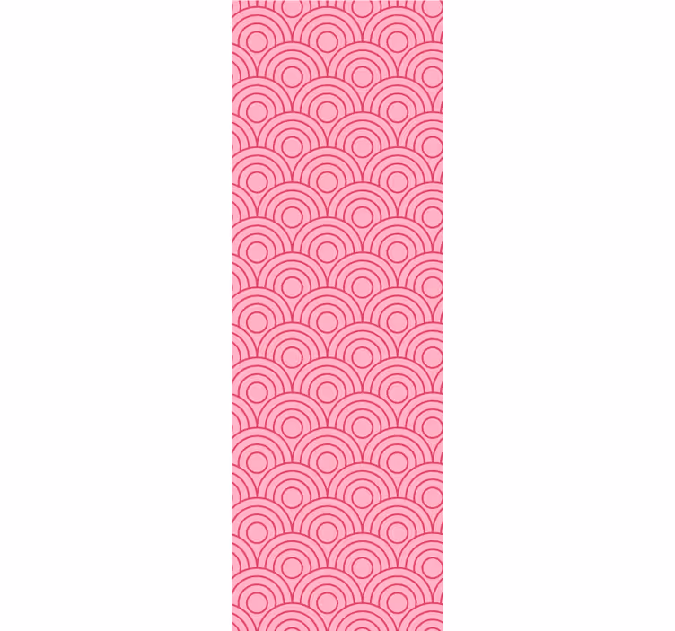 Circular Patterns shapes wallpaper - TenStickers