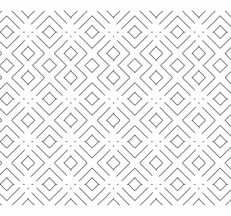 Diamond Tessellation geometric wallpaper - TenStickers