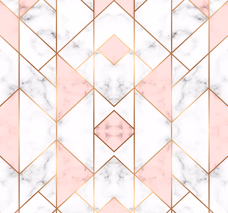 Abstract Marble Sophistication geometric wallpaper - TenStickers
