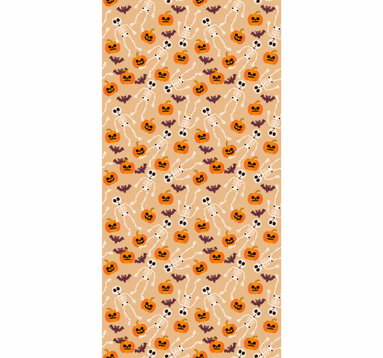 Halloween wallpaper spooky halloween design - TenStickers