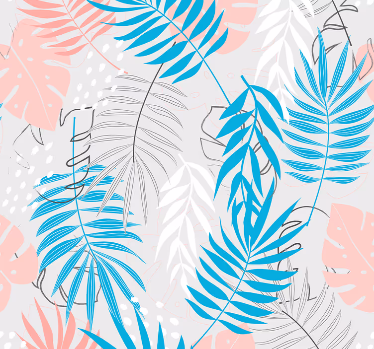 Leaf wallpaper tropical leaf designs - TenStickers