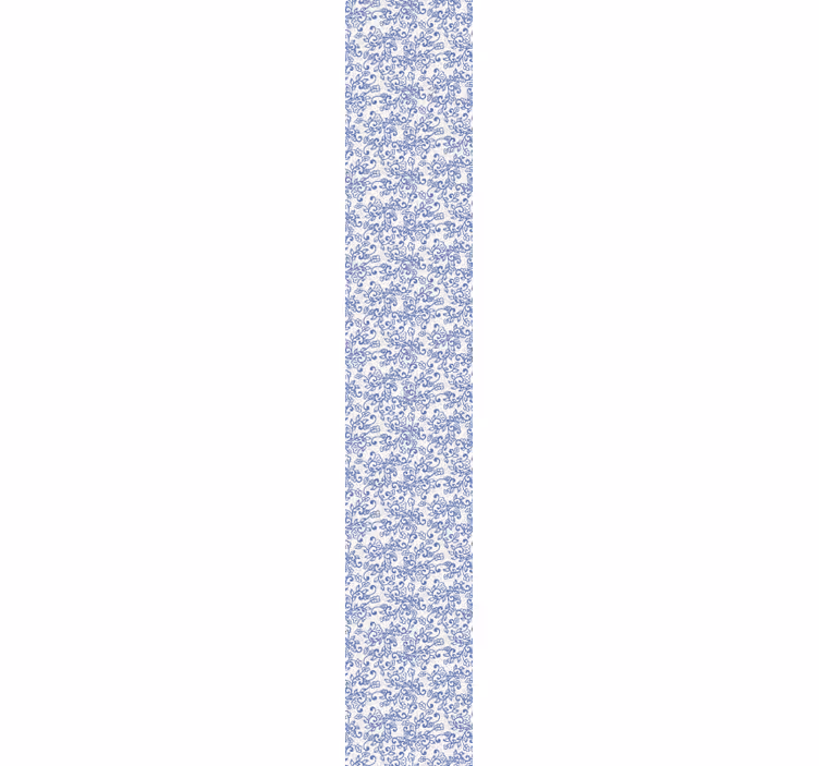 Ornamental Floral flower ornament wallpaper - TenStickers