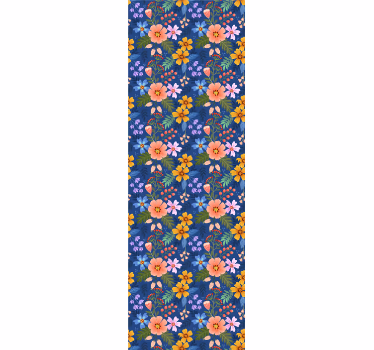 Floral Bouquet Pattern flower wallpaper - TenStickers