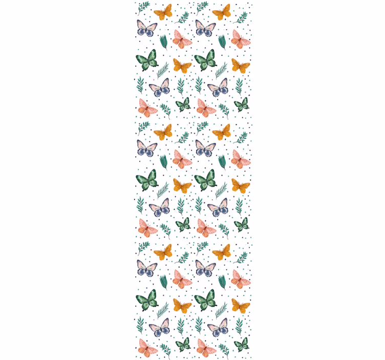 Butterfly wallpaper butterfly pattern - TenStickers