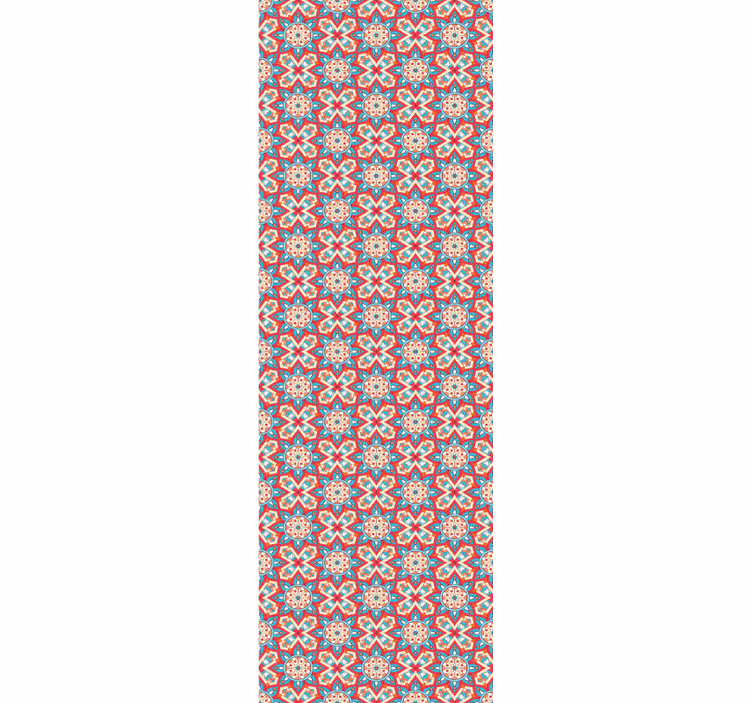 Tile effect wallpaper with tile inspired design - TenStickers