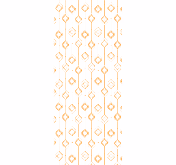 Geometric wallpaper with chain link design - TenStickers