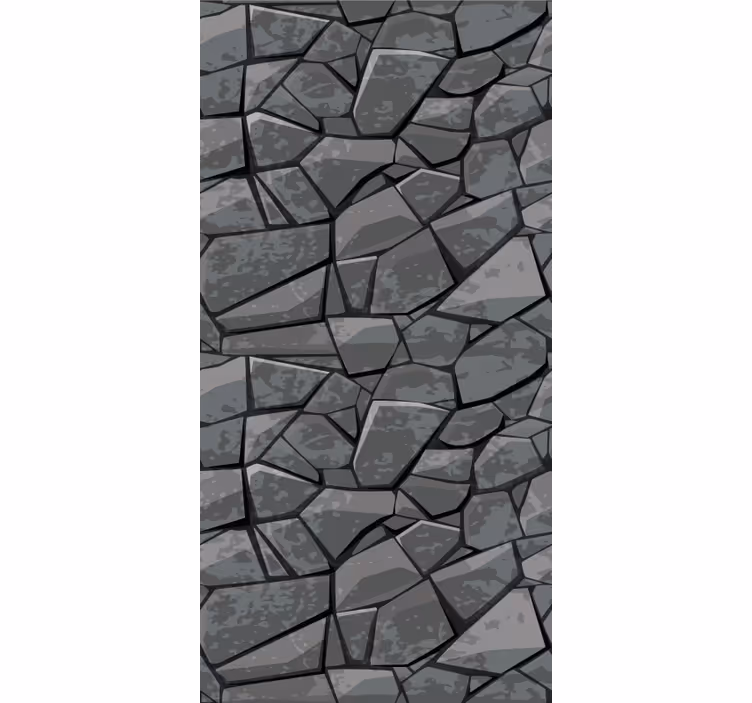 Rock Mosaic stone effect wallpaper - TenStickers