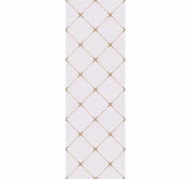 Geometric Diamond Lines square wallpaper - TenStickers