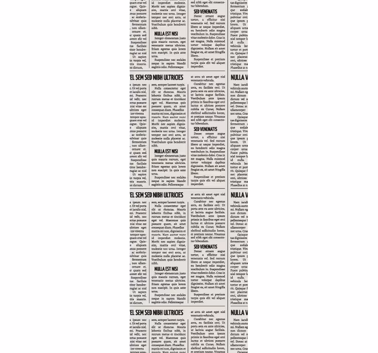 Newspaper design Vintage Wallpaper - TenStickers