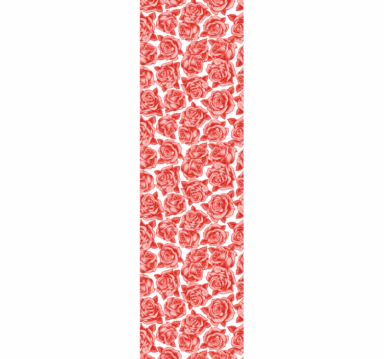 Rose Pattern Elegance flower wallpaper - TenStickers