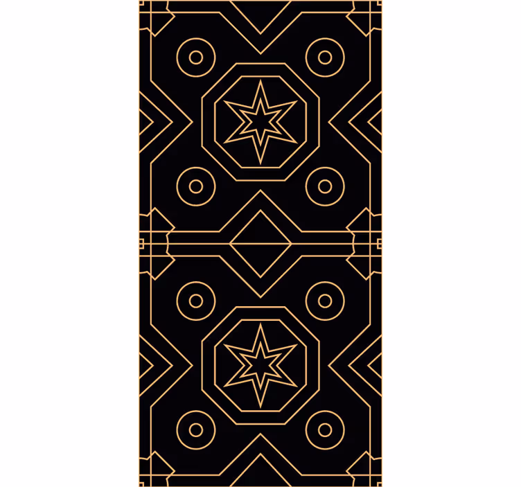 Geometric wallpaper geometric star symmetry - TenStickers