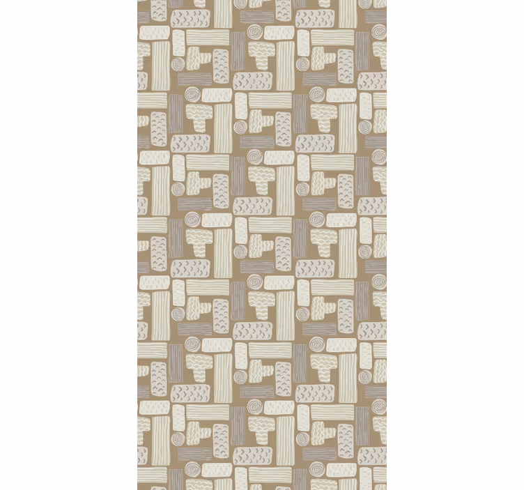 Geometric Stone marble wallpaper - TenStickers
