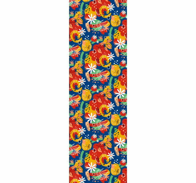Fruity Splash wallpaper abstract - TenStickers