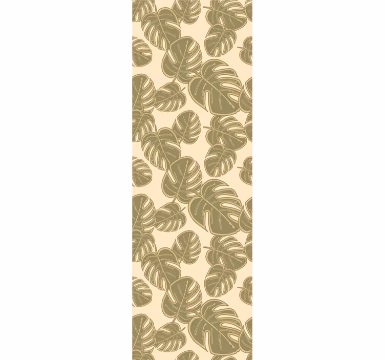 Monstera Delight leaf wallpaper - TenStickers