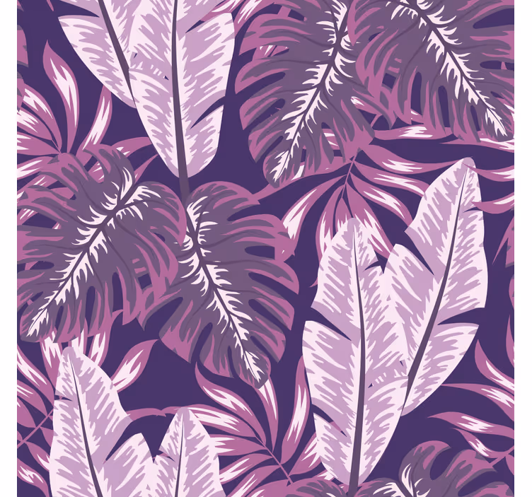 Purple maranta flower wallpaper - TenStickers