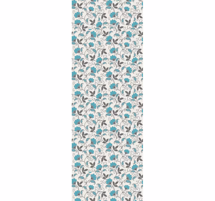 Botanical Tile Ideas floral ornament wallpaper - TenStickers
