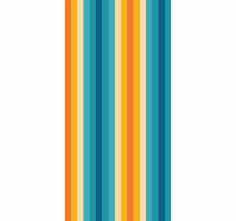 Striped Harmony vertical stripe wallpaper - TenStickers