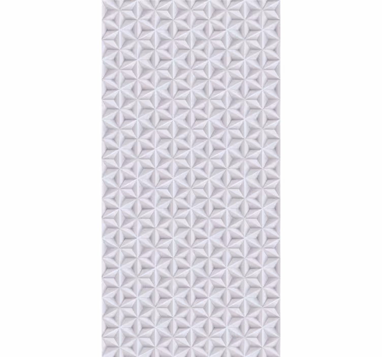 Geometric wallpaper with geometric embossing - TenStickers
