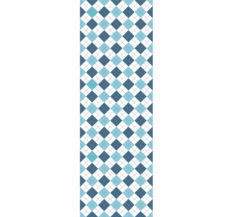 Scottish diamond pattern classic wallpaper - TenStickers