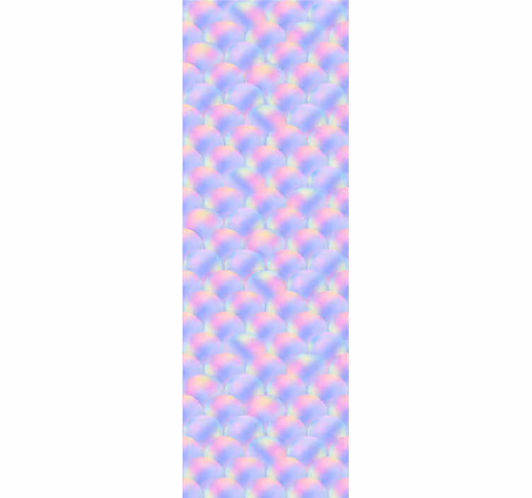 Iridescent Scales polka dot wallpaper - TenStickers