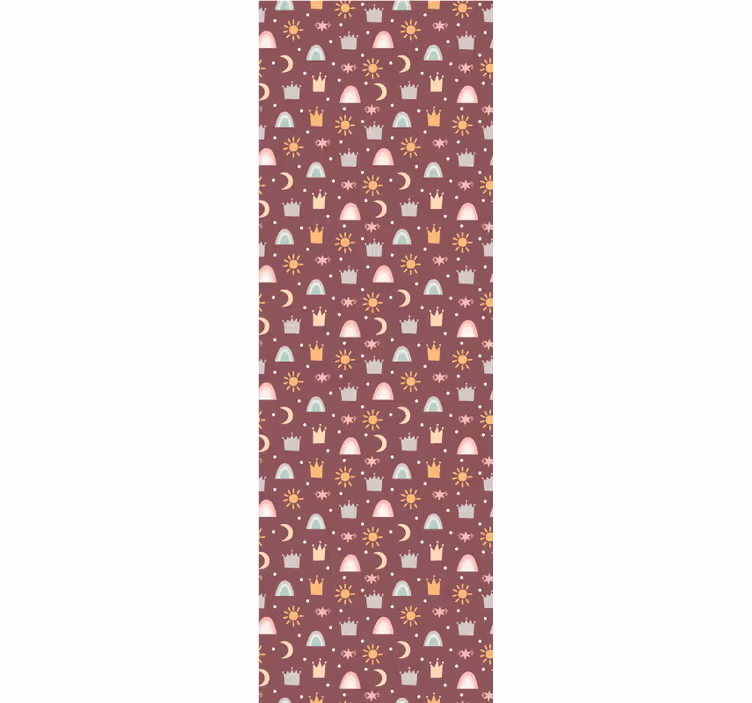 Celestial Pattern scandinavian wallpaper - TenStickers