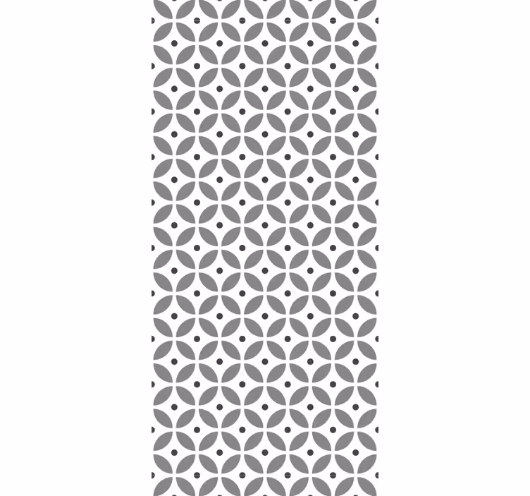 Geometric wallpaper geometric petal pattern - TenStickers