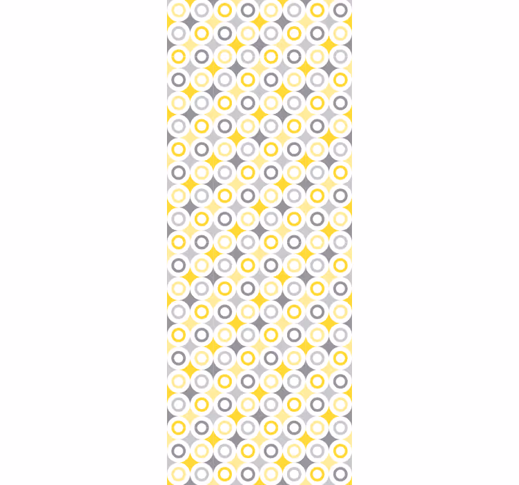 Circular Pattern polka dot wallpaper - TenStickers