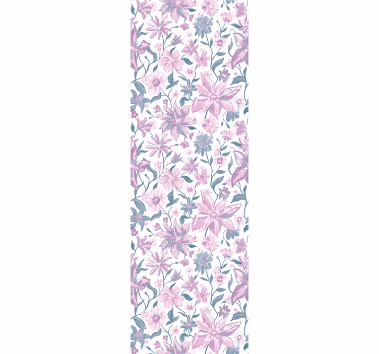 Floral Bedroom Ambiance flower wallpaper - TenStickers