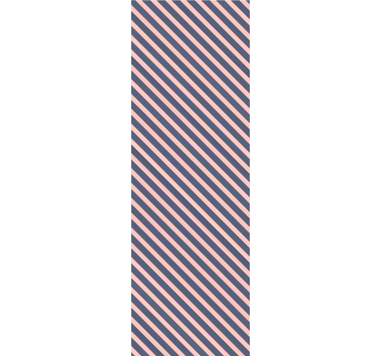 Diagonal Stripe Harmony horizontal wallpaper - TenStickers