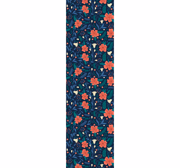 Floral Botanic Print flower wallpaper - TenStickers