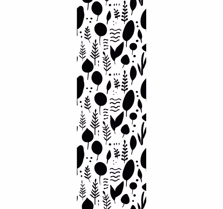Black and white nature images Wedding Wallpaper - TenStickers