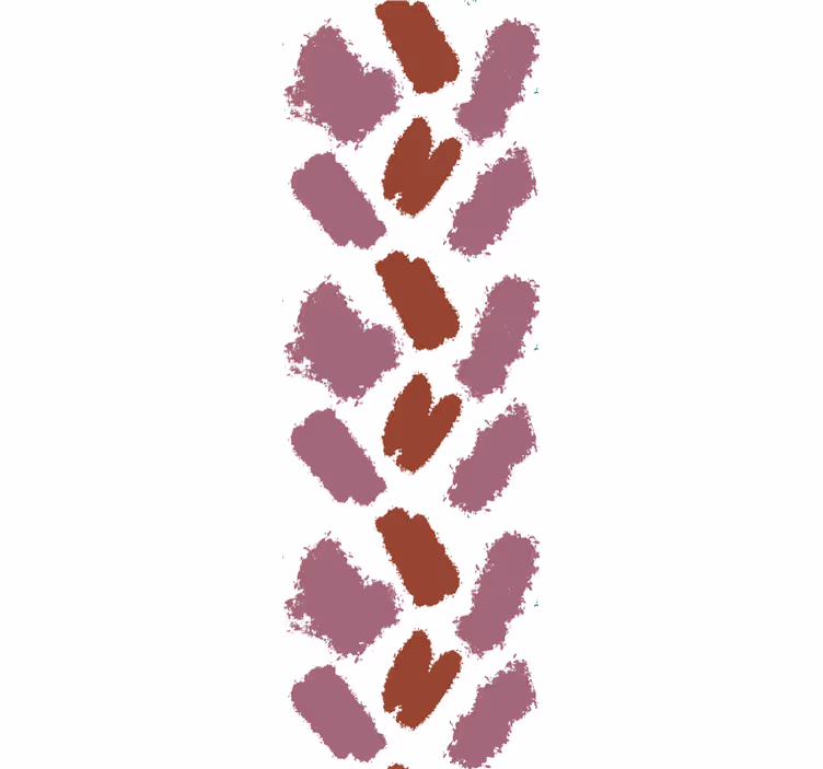 Brown Brush Strokes wallpaper abstract - TenStickers