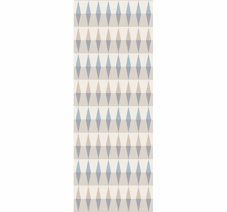 Stylized Diamond Pattern geometric wallpaper - TenStickers