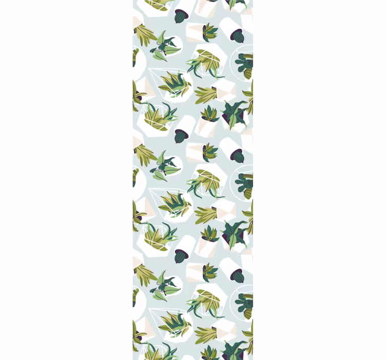 Tropical Foliage Patterns leaf wallpaper - TenStickers