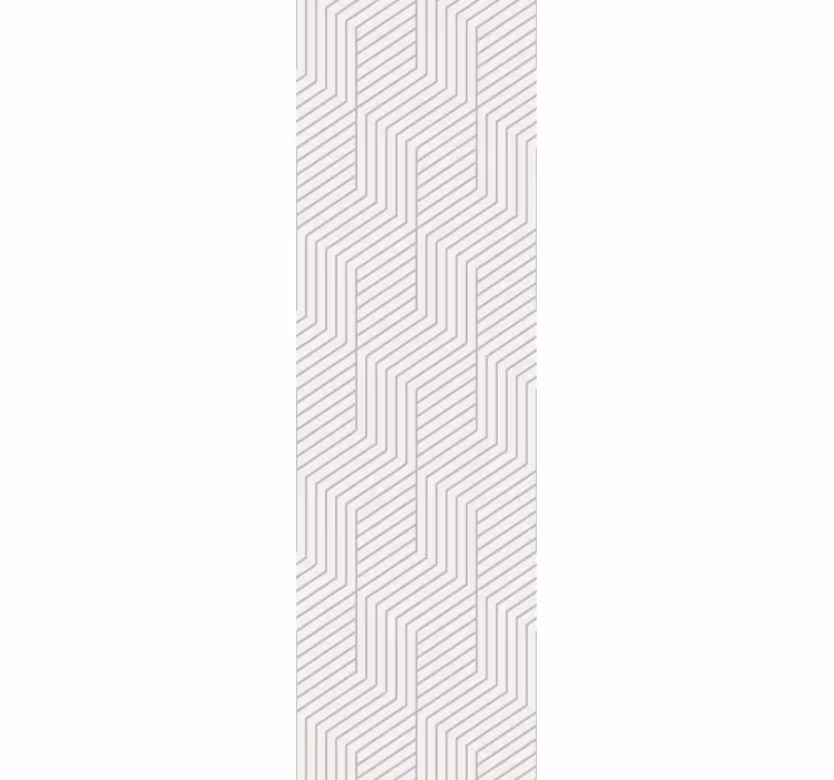 Linear Maze Pattern geometric wallpaper - TenStickers