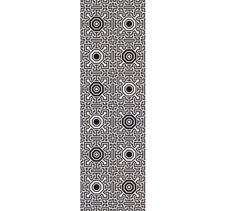 Geometric wallpaper geometric maze design - TenStickers
