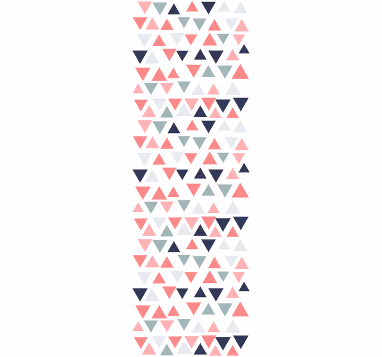Geometric wallpaper geometric triangle motif - TenStickers