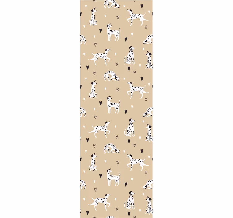 Dog Pattern Delight dogs wallpaper - TenStickers